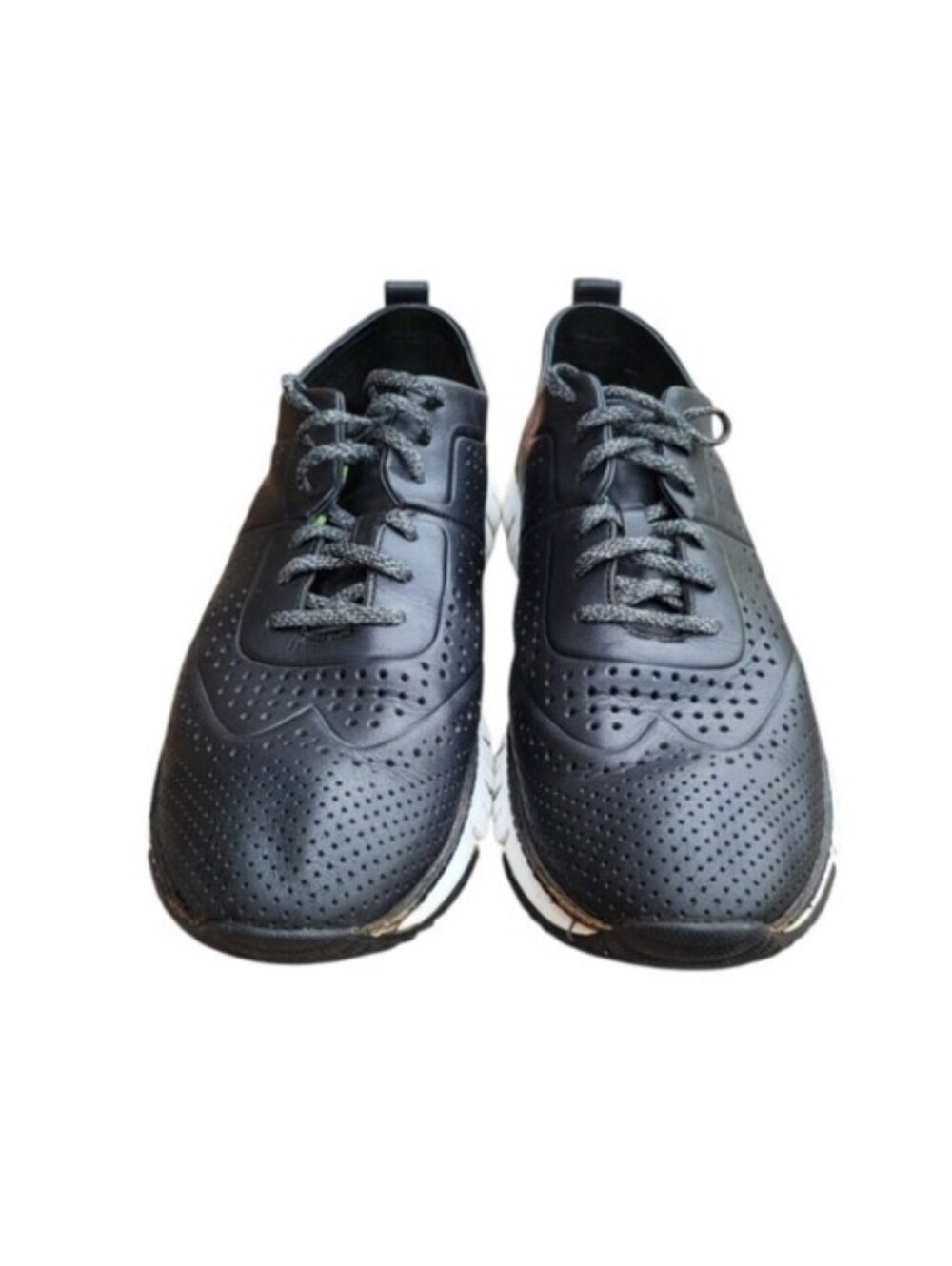 Cole Haan Zerogrand Leather Laser Cut Black Casual Sneaker Loafer Shoe Men 11.5 - Picture 5 of 14
